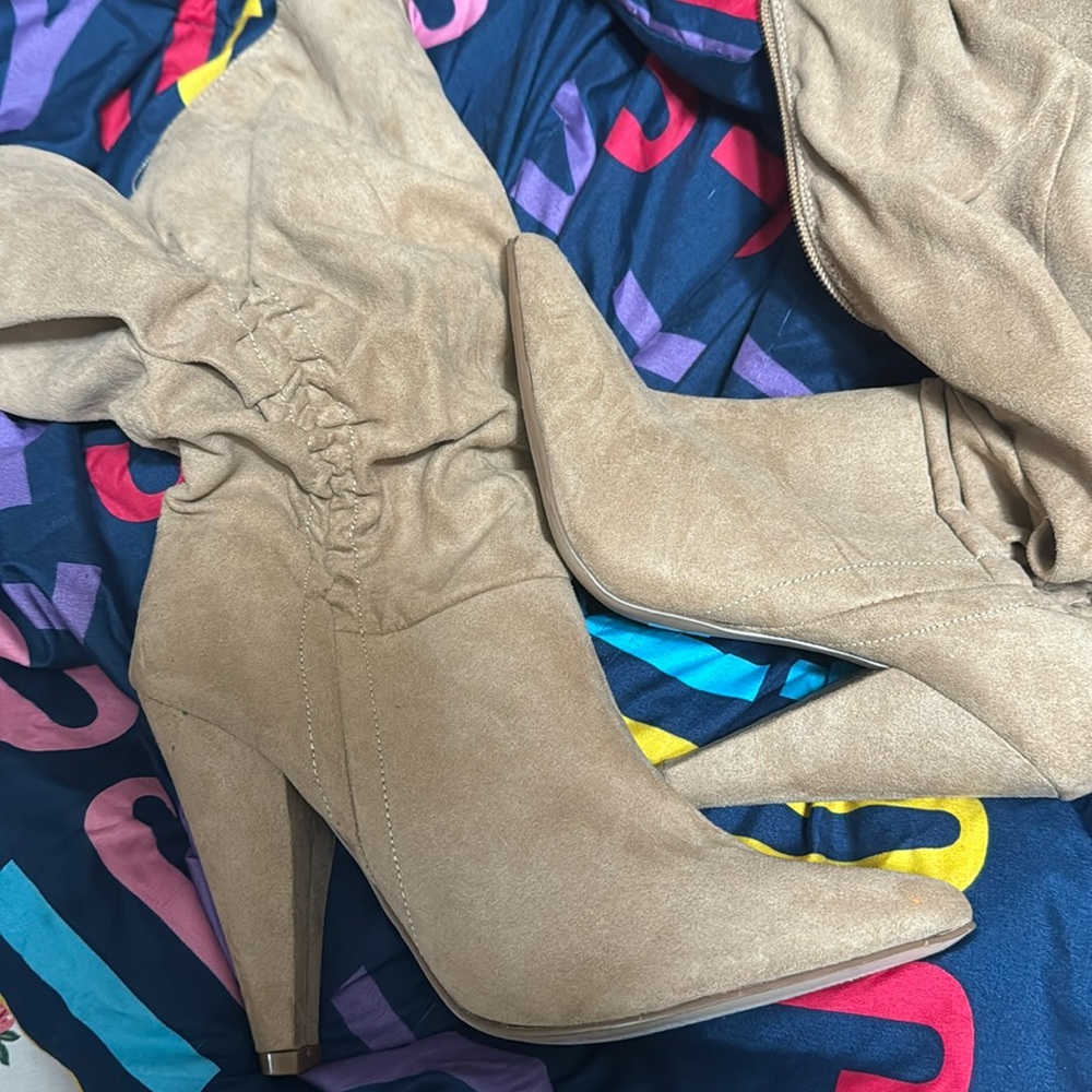 Never worn wedge boots